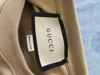 Sudadera Gucci Beige con Logo