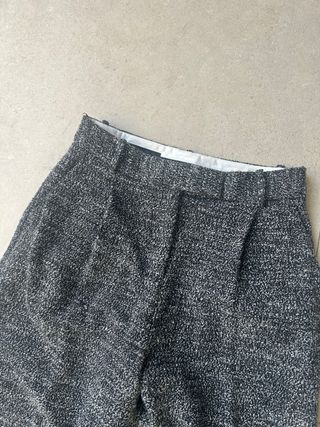 Pantalón Zara Gris Mujer