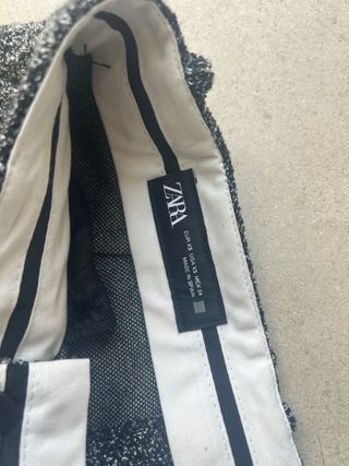 Pantalón Zara Gris Mujer