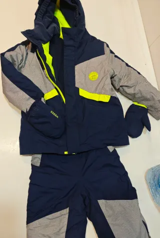 Conjunto Nieve Esquí Pantalón Anorak Guantes