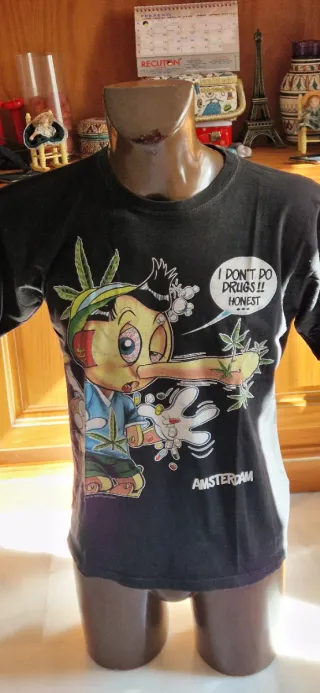 Camiseta Estampada Pinocchio Talla M
