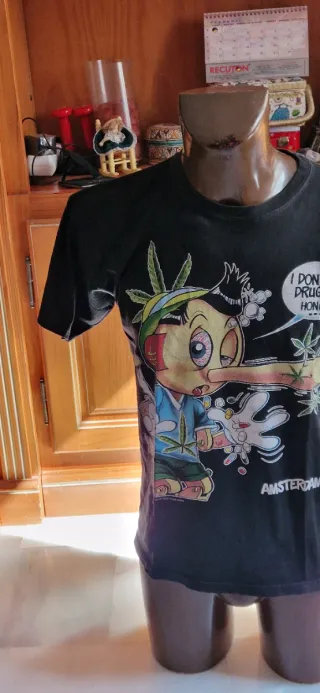 Camiseta Estampada Pinocchio Talla M