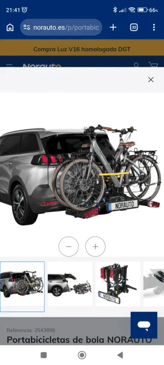 Alquiler Portabicicletas 2 eBikes