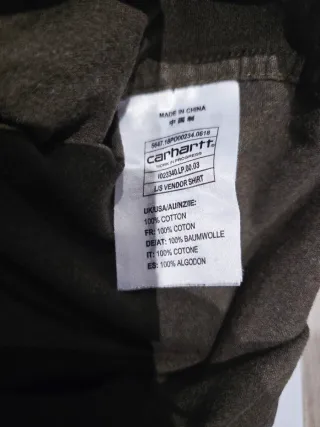 Camisa Carhartt Verde Oliva