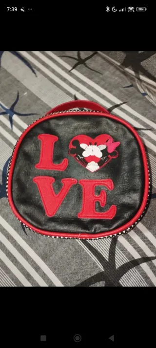 Bolso neceser Minnie y Mickey Mouse Disney