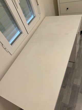 Escritorio blanco 138x74x60 cm