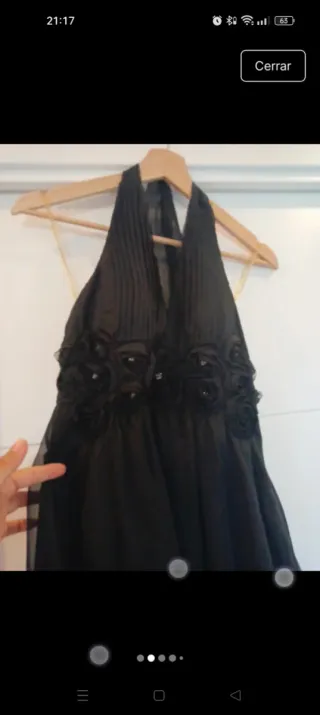 Vestido de fiesta negro