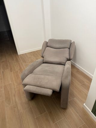 Sofá reclinable eléctrico 1 plaza