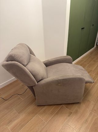 Sofá reclinable eléctrico 1 plaza