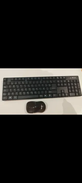 Teclado y Ratón Inalámbrico NCS Negro
