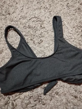 Bikini premamá con relleno negro