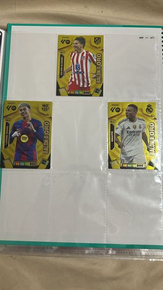 Panini Adrenalyn Cromos Balón de Oro