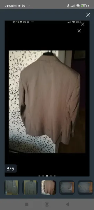 Traje de hombre gris