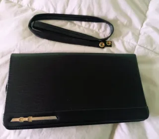 Bolso de mano vintage negro