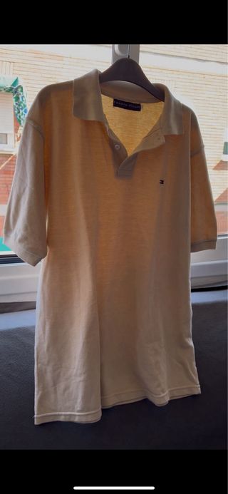 Polo Tommy Hilfiger Beige XXL Algodón