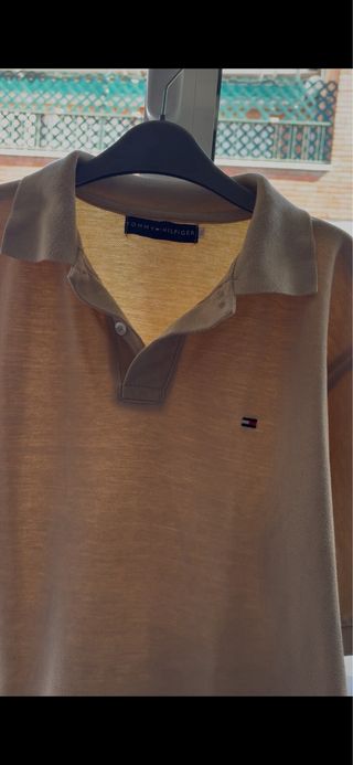 Polo Tommy Hilfiger Beige XXL Algodón