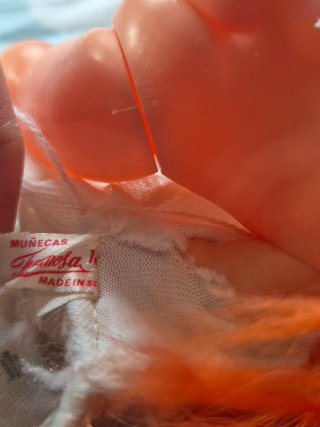 Barriguitas años 80 Muñeca pelo naranja