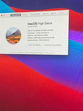 iMac 21.5 Intel Core i5