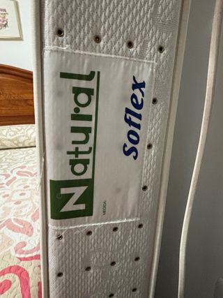 Somier de madera y metal