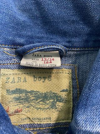Chaqueta vaquera Zara Boys 13-14 años