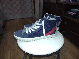 Botines Geox Azul/Rojo