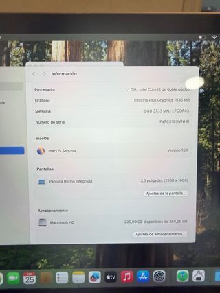 MacBook Air 2020 Touch ID gold rose