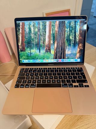 MacBook Air 2020 Touch ID gold rose