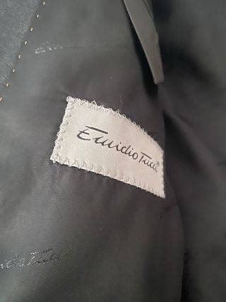 Traje Emidio Tucci Negroj