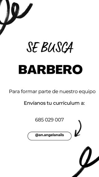 Se busca barbero