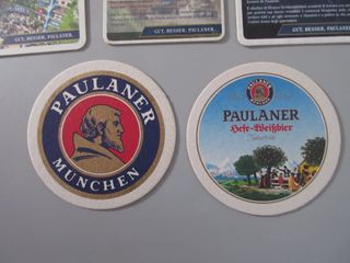 9 Sottobicchieri Birra Paulaner Vintage