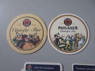 9 Sottobicchieri Birra Paulaner Vintage