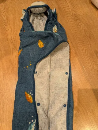 Poncho Toalla Infantil Nabaiji Azul