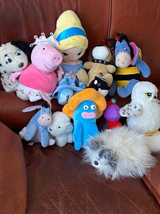 Lotto peluche personaggi vari