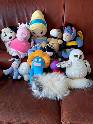 Lotto peluche personaggi vari