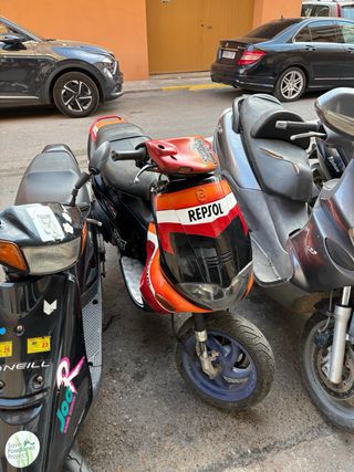 Gilera Runner Negra y Naranja