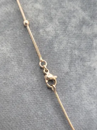 Colgante Cruz Oro Laminado 14K Circonitas Perlas