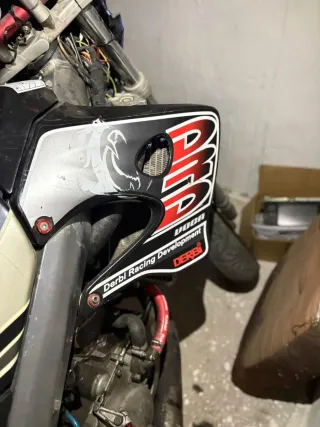 Plásticos y asiento Derbi Senda Supermotard