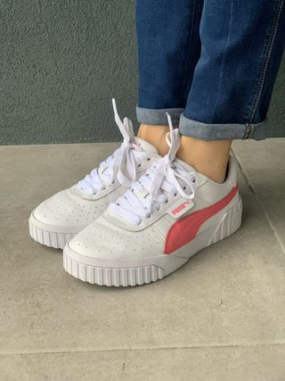 Tênis Puma Carina Rosa e Branco