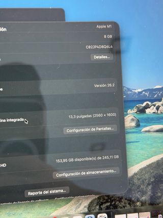 MacBook Air M1 2020 Gris Espacial