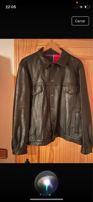 Cazadora cuero de cabra hecha por encargo