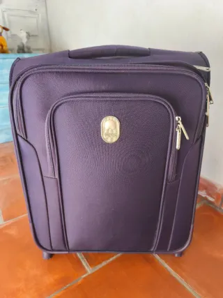 Maleta Delsey Morada Rígida