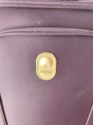 Maleta Delsey Morada Rígida
