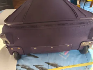 Maleta Delsey Morada Rígida