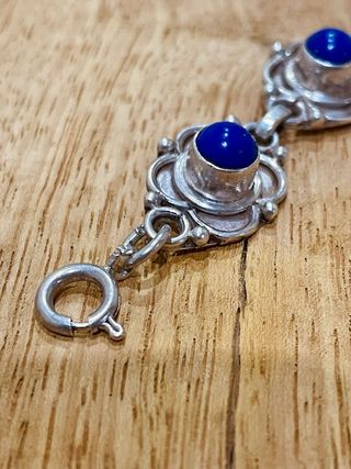 Plata 925 vintage pulsera + anillo