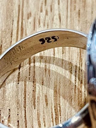 Plata 925 vintage pulsera + anillo