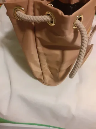Bolso Prada Beige Dorado