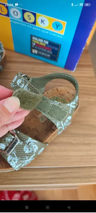 Sandalias Pablosky Talla 24 Calaveras