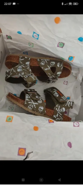 Sandalias Pablosky Talla 24 Calaveras