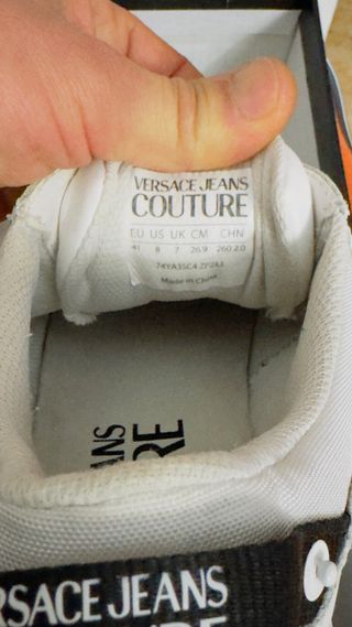Zapatillas Versace Jeans Couture Blancas Talla 41