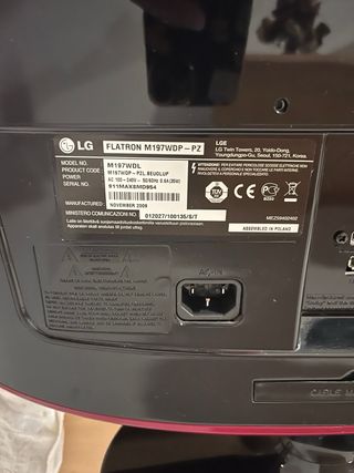 LG TV 20 Flatron Monitor TV